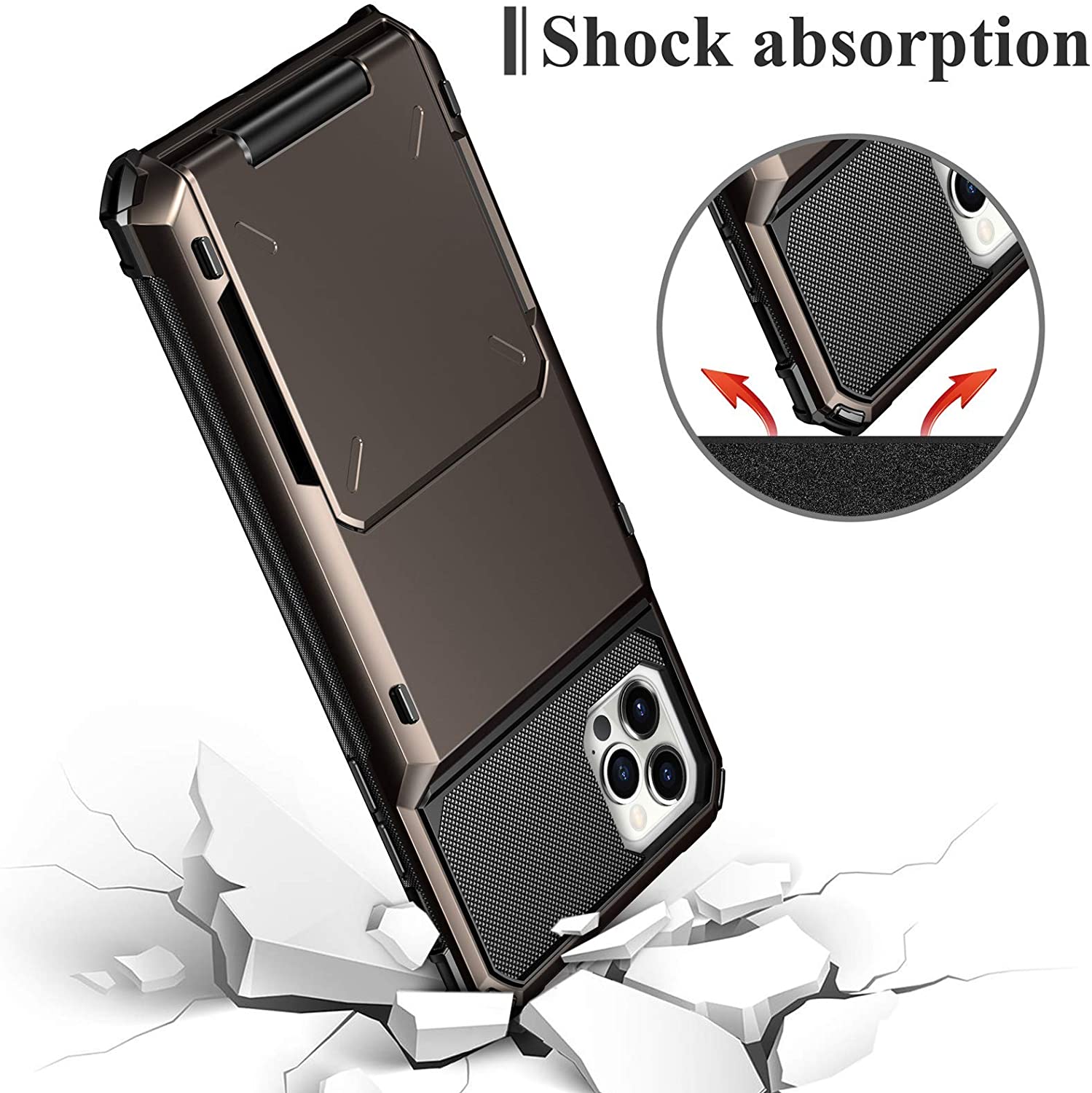 Case For iPhone With Card Slots