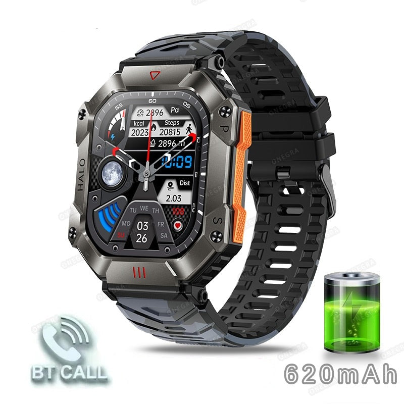| HALO WATCH | 2023 New Smart Watch | GPS-HeatRate-BloodPressure-Compass-Bluetooth |