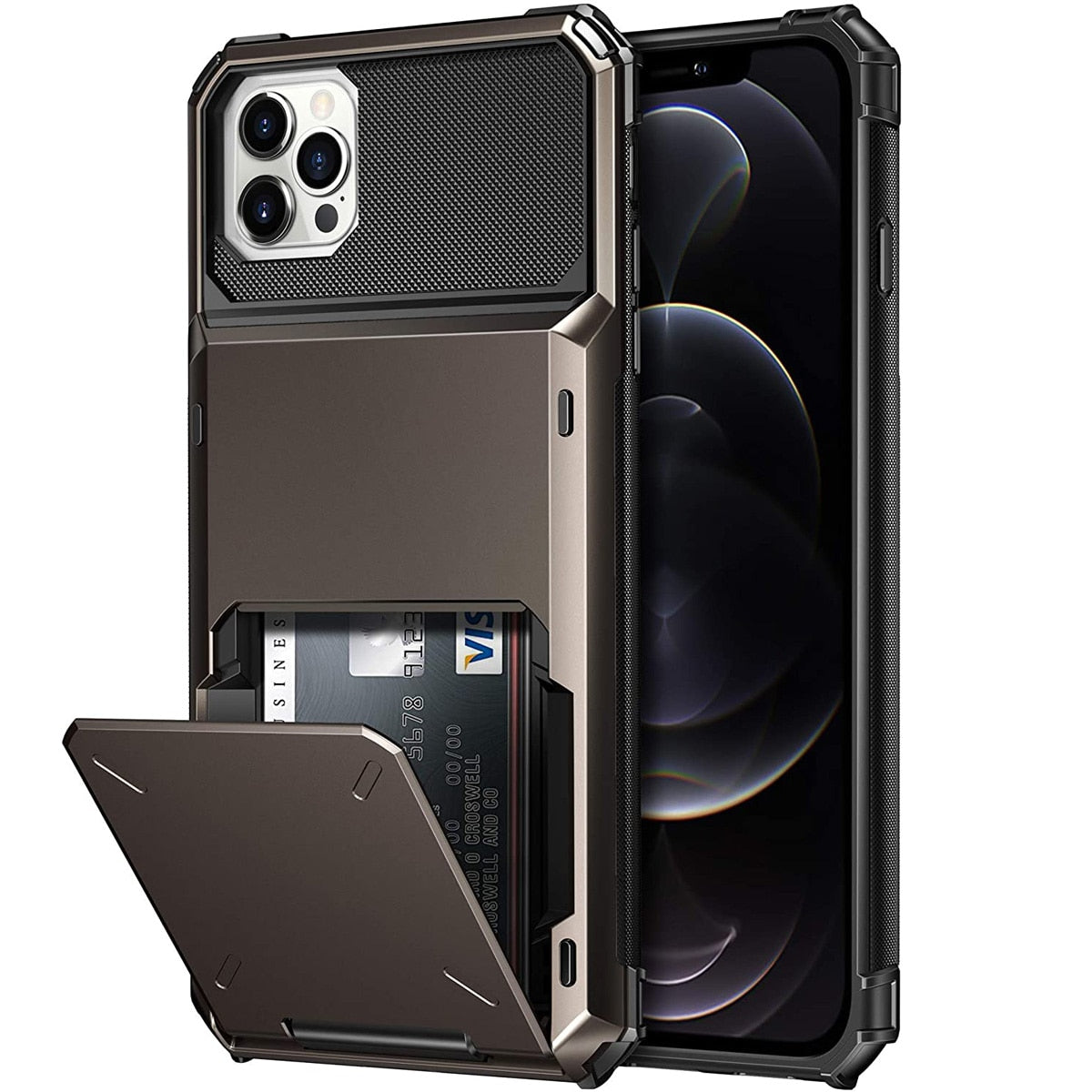 Case For iPhone With Card Slots